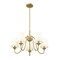 Z-Lite Gianna Chandelier, 5-Light, 26 In.W x 15.75 In.H, Modern Gold/White 7509-5-26MGLD - alternate 2